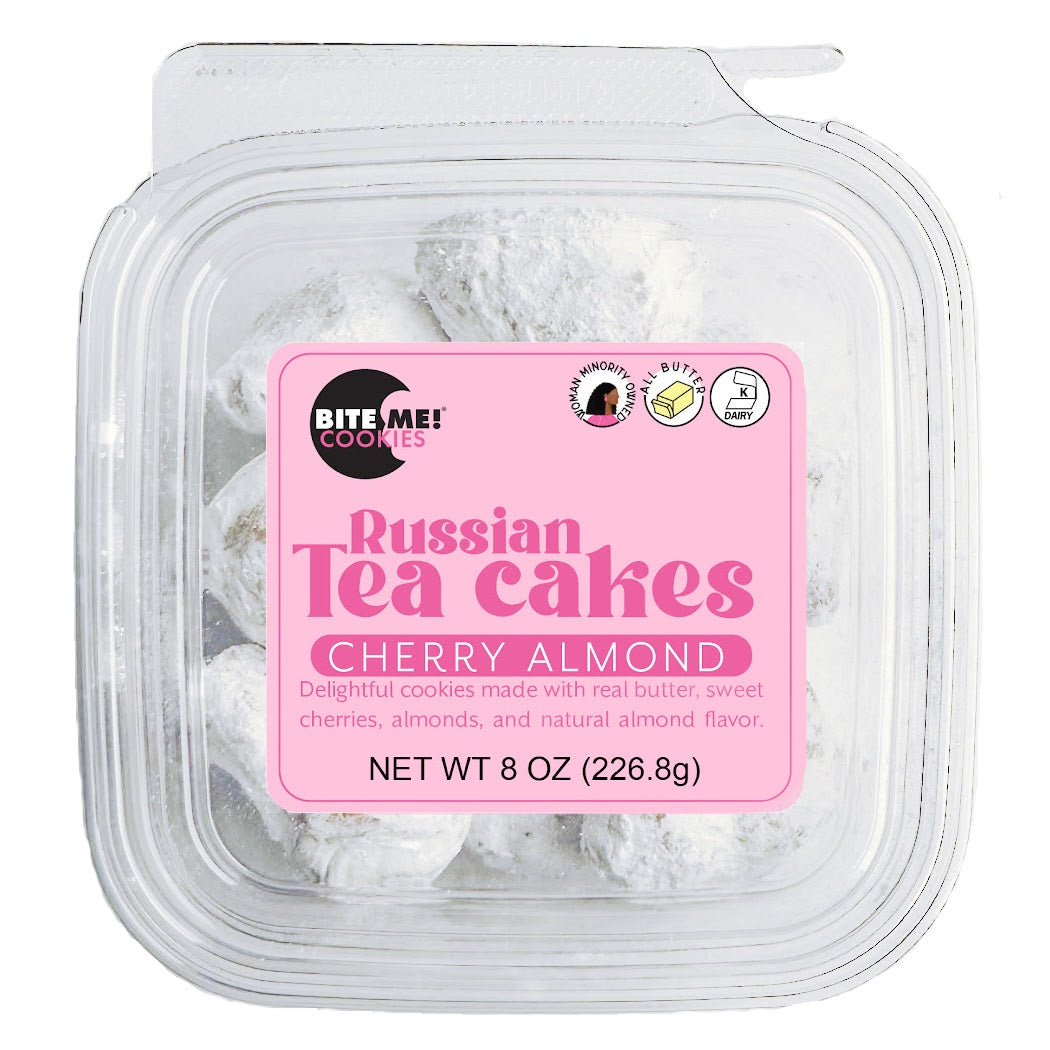 Cherry Almond Tea Cookies