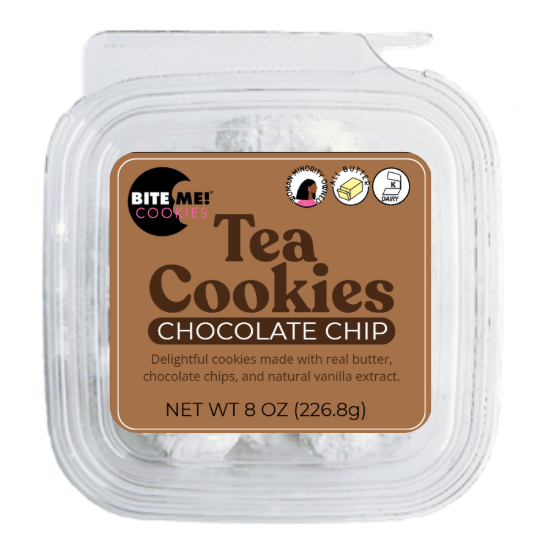 Chocolate Chip Tea Cookies