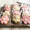 Flower Power Individually Wrapped Whole Wheat Shortbread Cookies