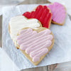 6 Hearts 2.5 oz Whole Wheat Shortbread Individually Wrapped