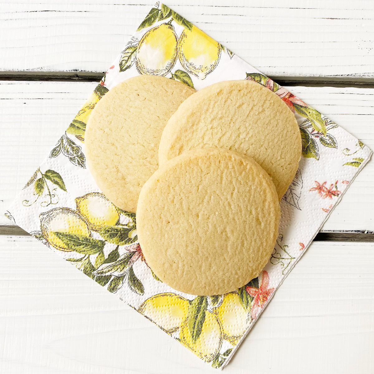 Lemon Shortbread Cookies