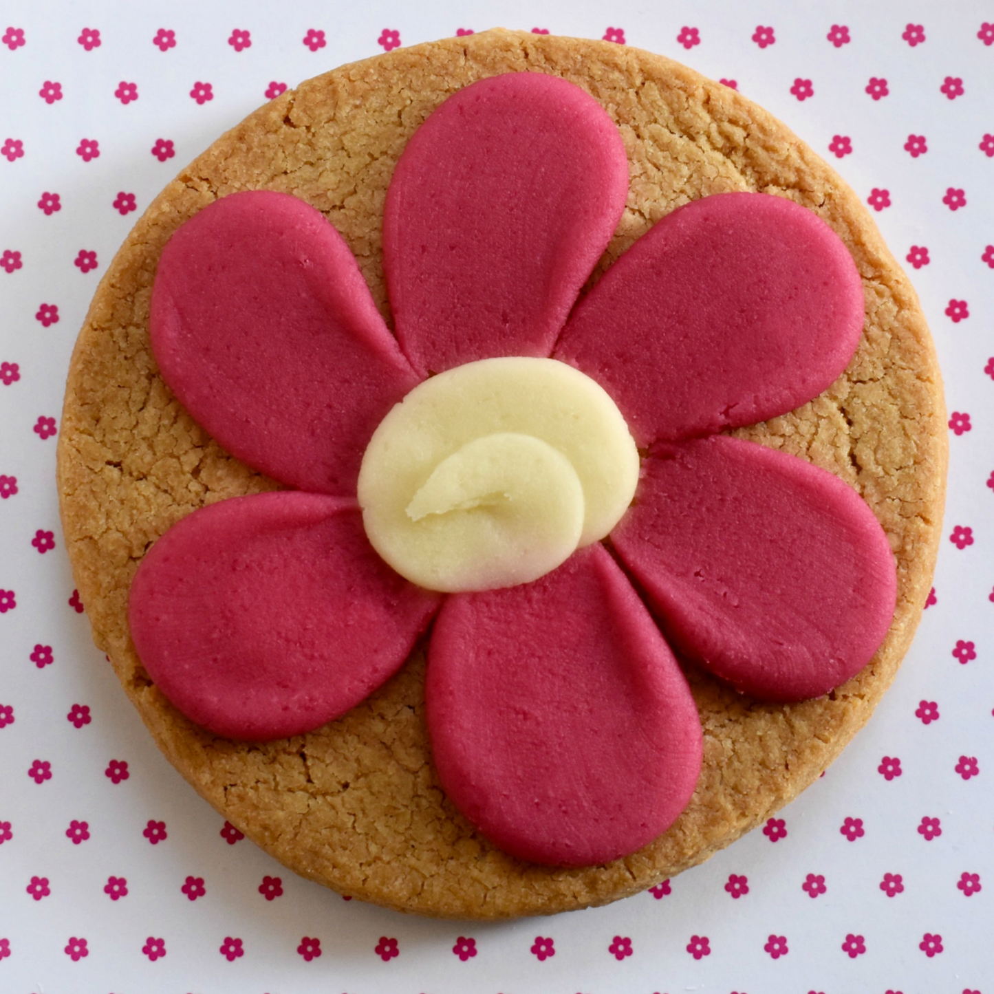 Flower Power 2.5oz Whole Wheat Shortbread Individually Wrapped 12ct
