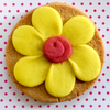 Flower Power 2.5oz Whole Wheat Shortbread Individually Wrapped