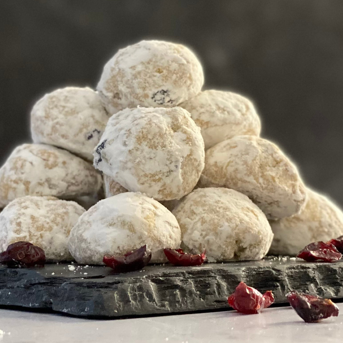 Cranberry Cardamom Tea Cookies